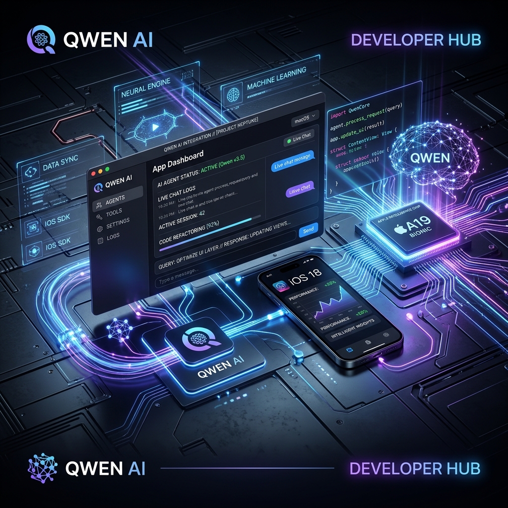 Building Native iOS & macOS AI Agents with Qwen & Apple Intelligence